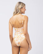 Floral Print Scoopneck One Piece 