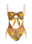 Colorful Print Skimpy One Piece