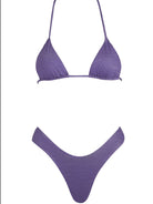  Purple Lurex Full Coverage Bottom