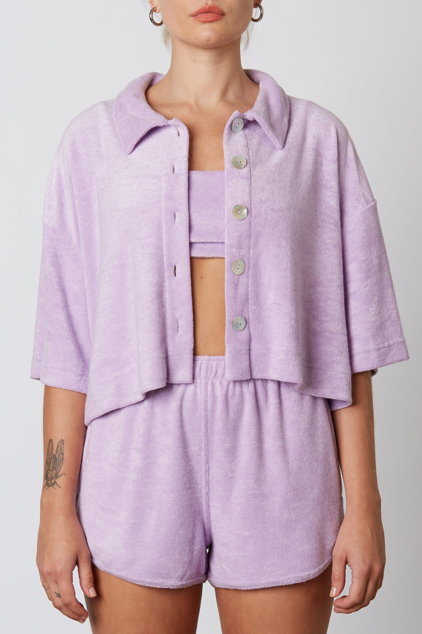 Cropped Terry Shirt 