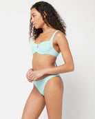 Ribbed Wire Support Bikini Top
