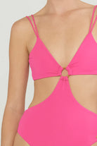 Fuchsia Ring Front Monokini