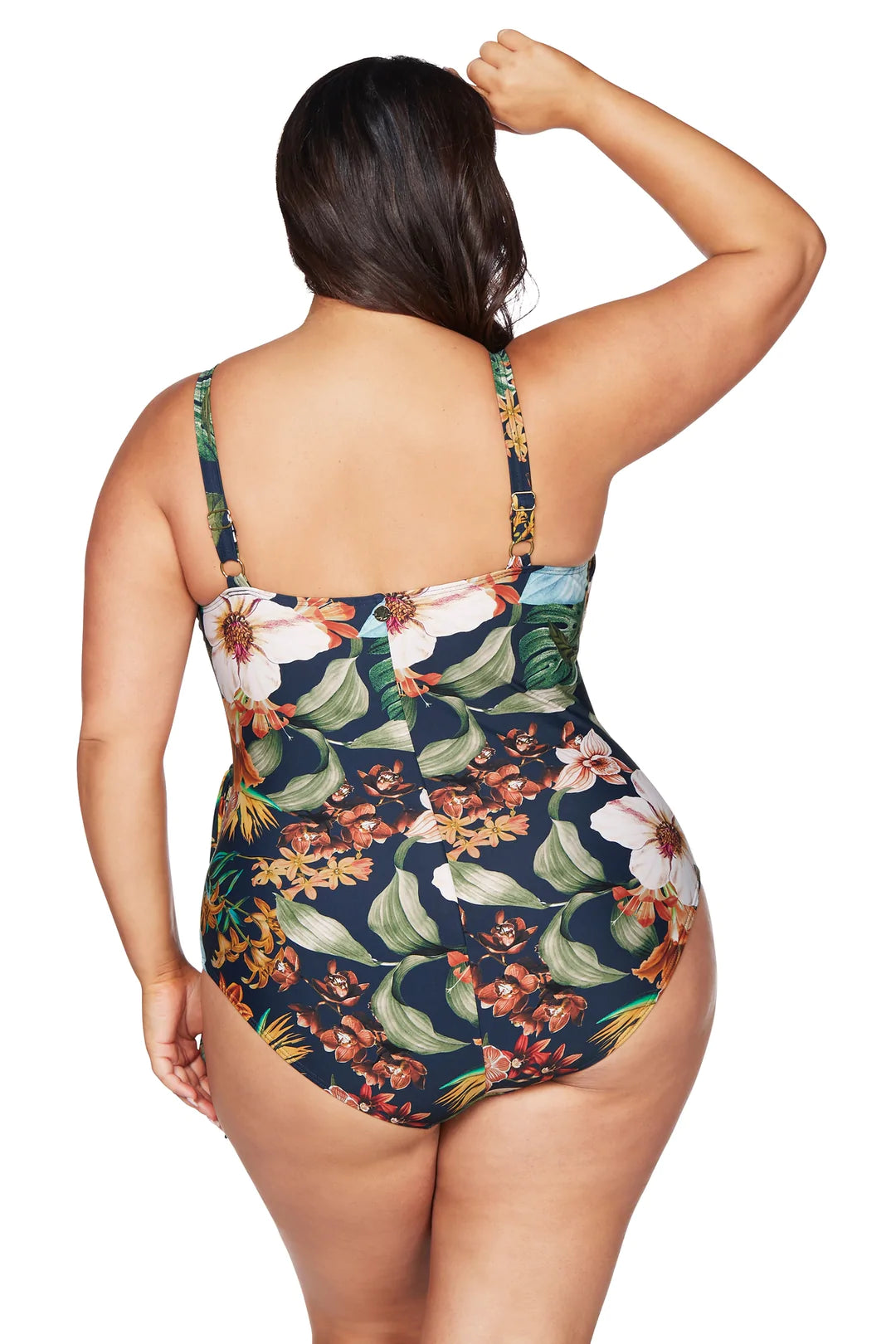 
                  
                    Wire Support Floral Print One Piece 
                  
                