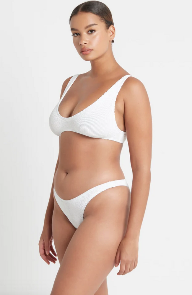 
                  
                    White One Size Minimum Coverage Bikini Bottom
                  
                