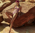 Pink Cutout One Piece