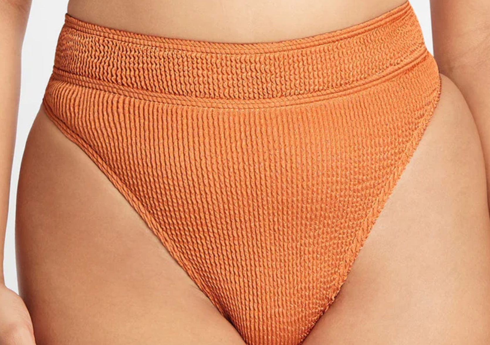 Burnt orange 2025 high waisted bikini