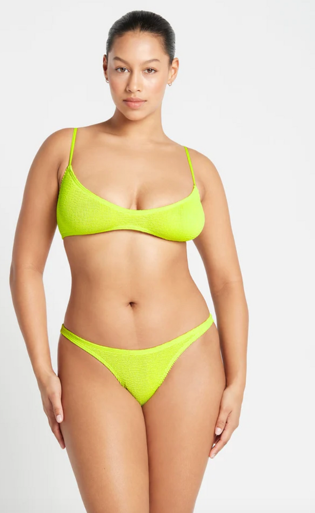 Bright One Size Crinkle Bikini Top