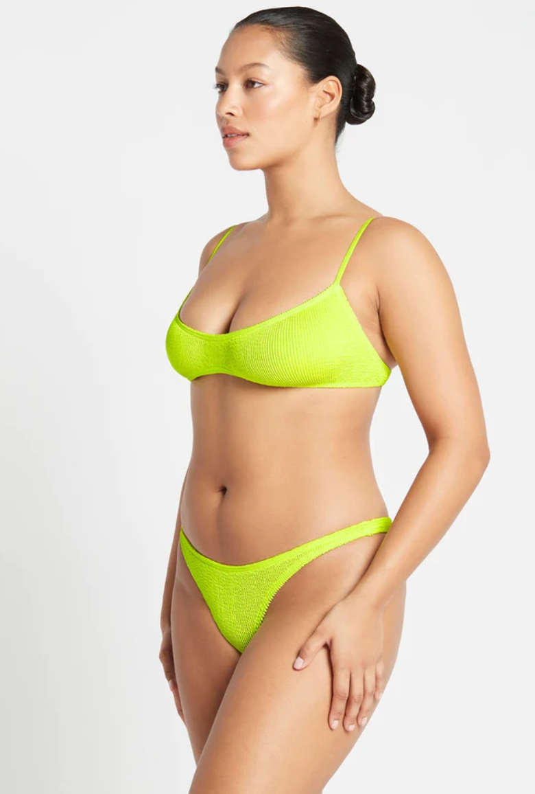 
                  
                    Neon Lime Mid Rise One Size Bikini Bottom
                  
                