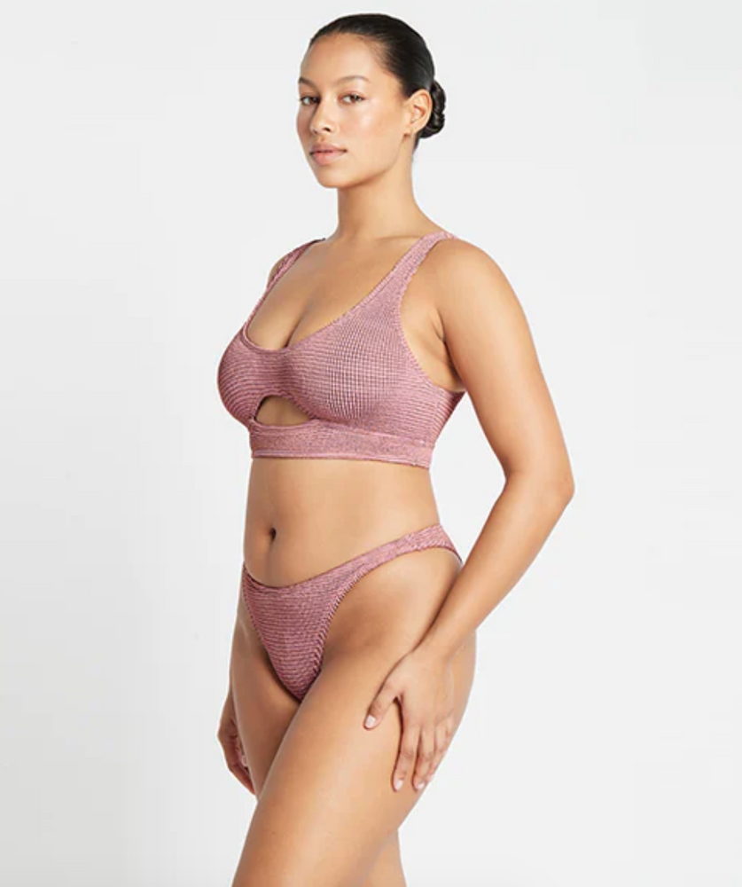 
                  
                    Pink Metallic Shimmer One Size Bottom
                  
                