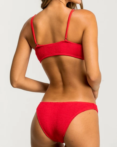 Red Scoopneck Top