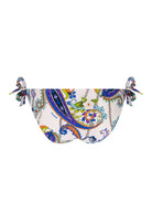 Bright Print Tie Side Bottom