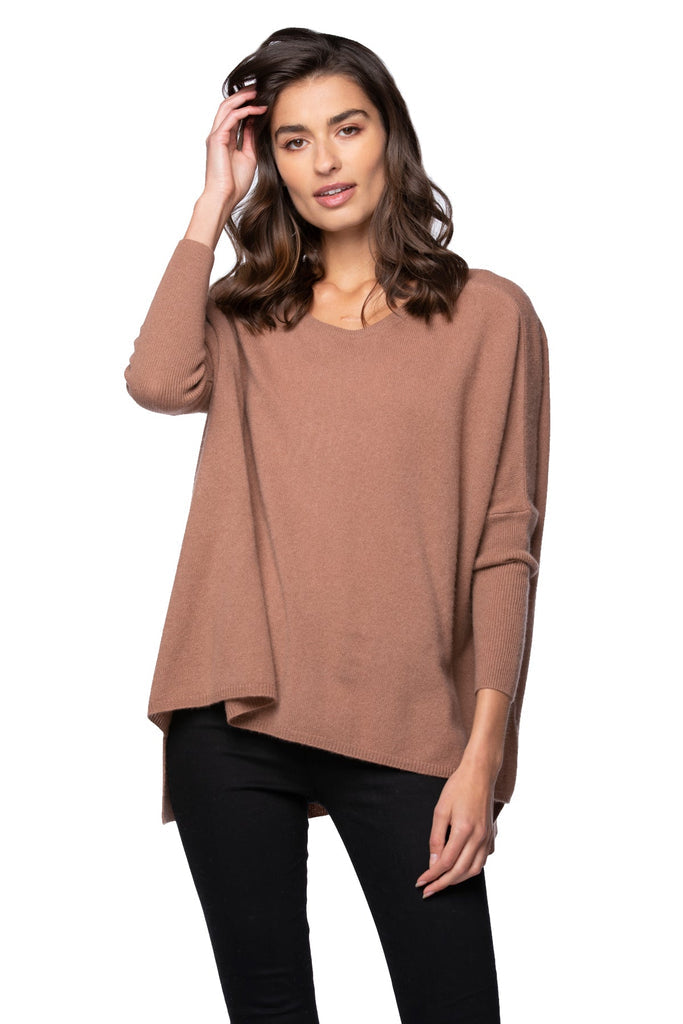 camel colored sweater cashmere