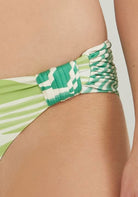 abstract leaf print bikini