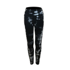 Black High Waist Tie Dye Leggings