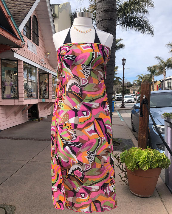 
                  
                    abstract swirl sarong coverup
                  
                