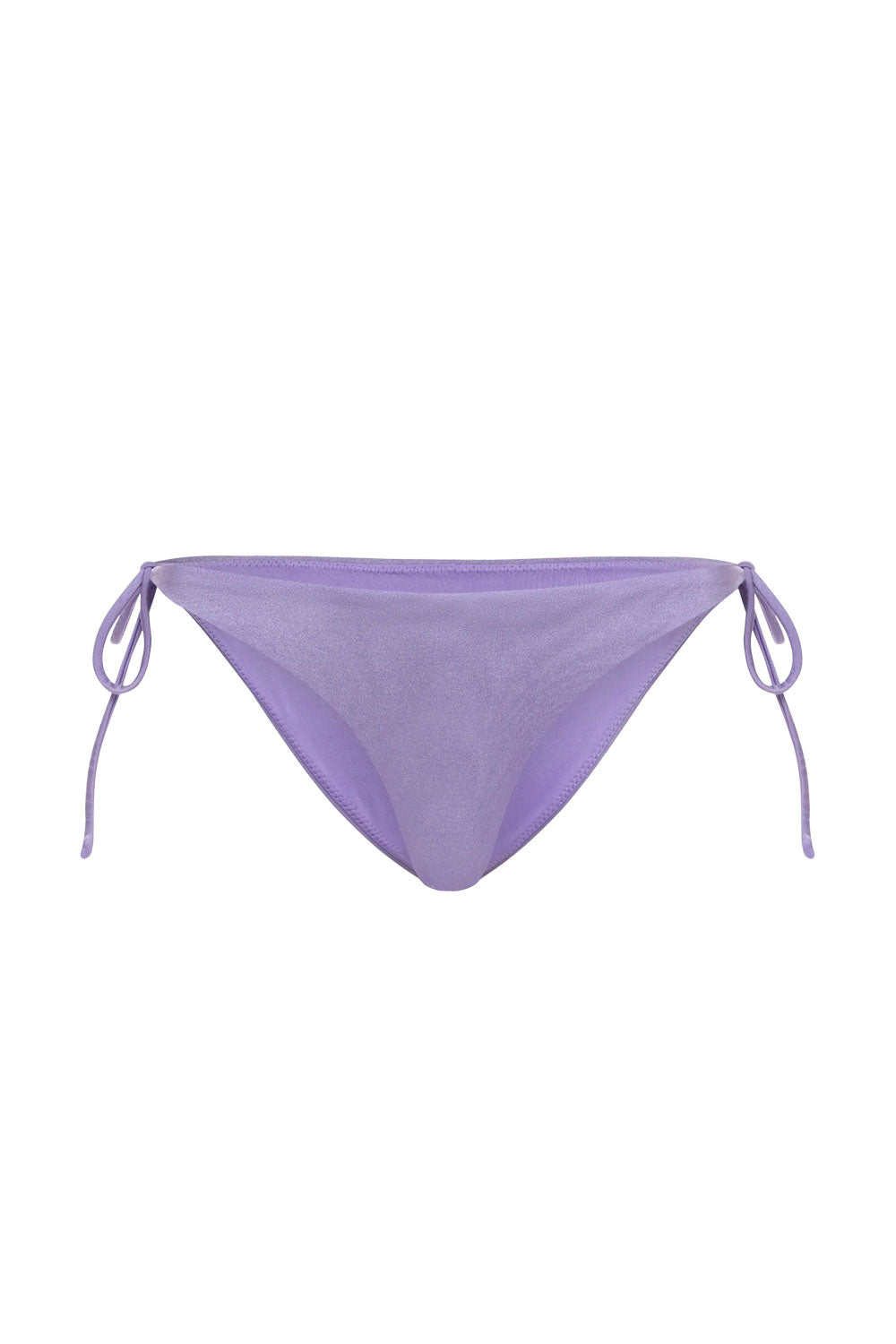 lavender tie side bikini bottoms