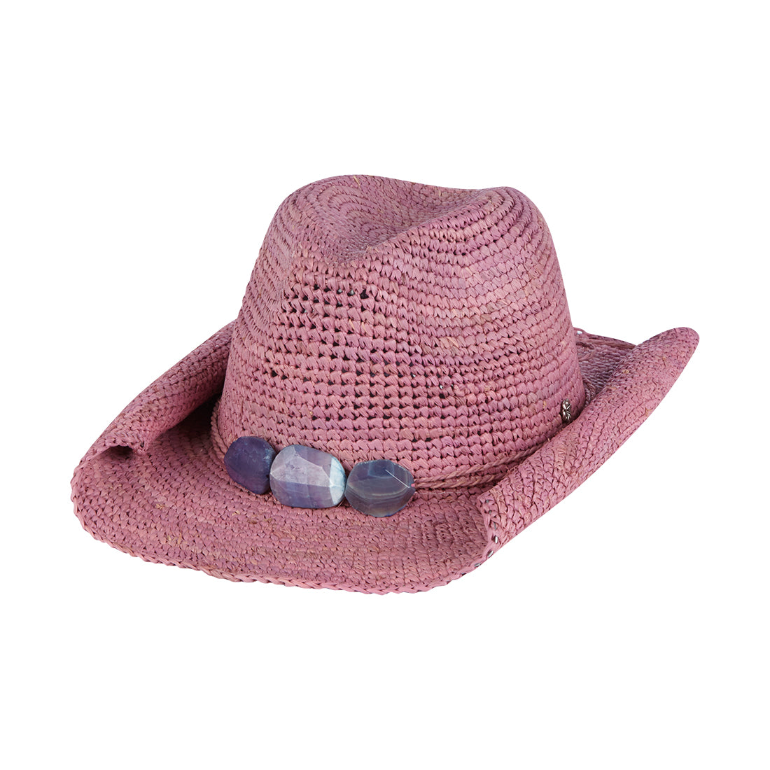  Lilac Crochet Cowboy Hat